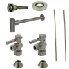 Hot Trimscape Contemporary Plumbing Sink Trim Kit with Bottle Trap for Vessel Sink without Overflow Hole P-Traps