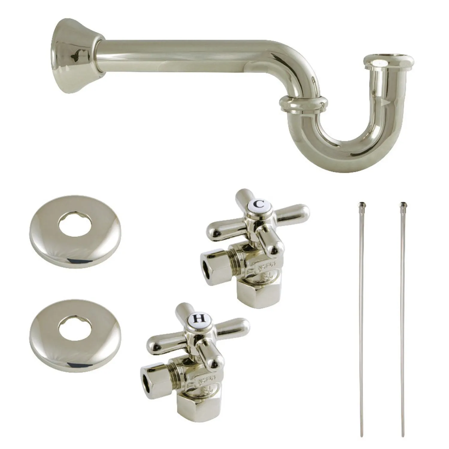 Hot Trimscape Plumbing Supply Kit Combo P-Traps