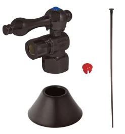 Outlet Trimscape Toilet Trim Kit with 1/2″ compression angle stop. Toilet Parts