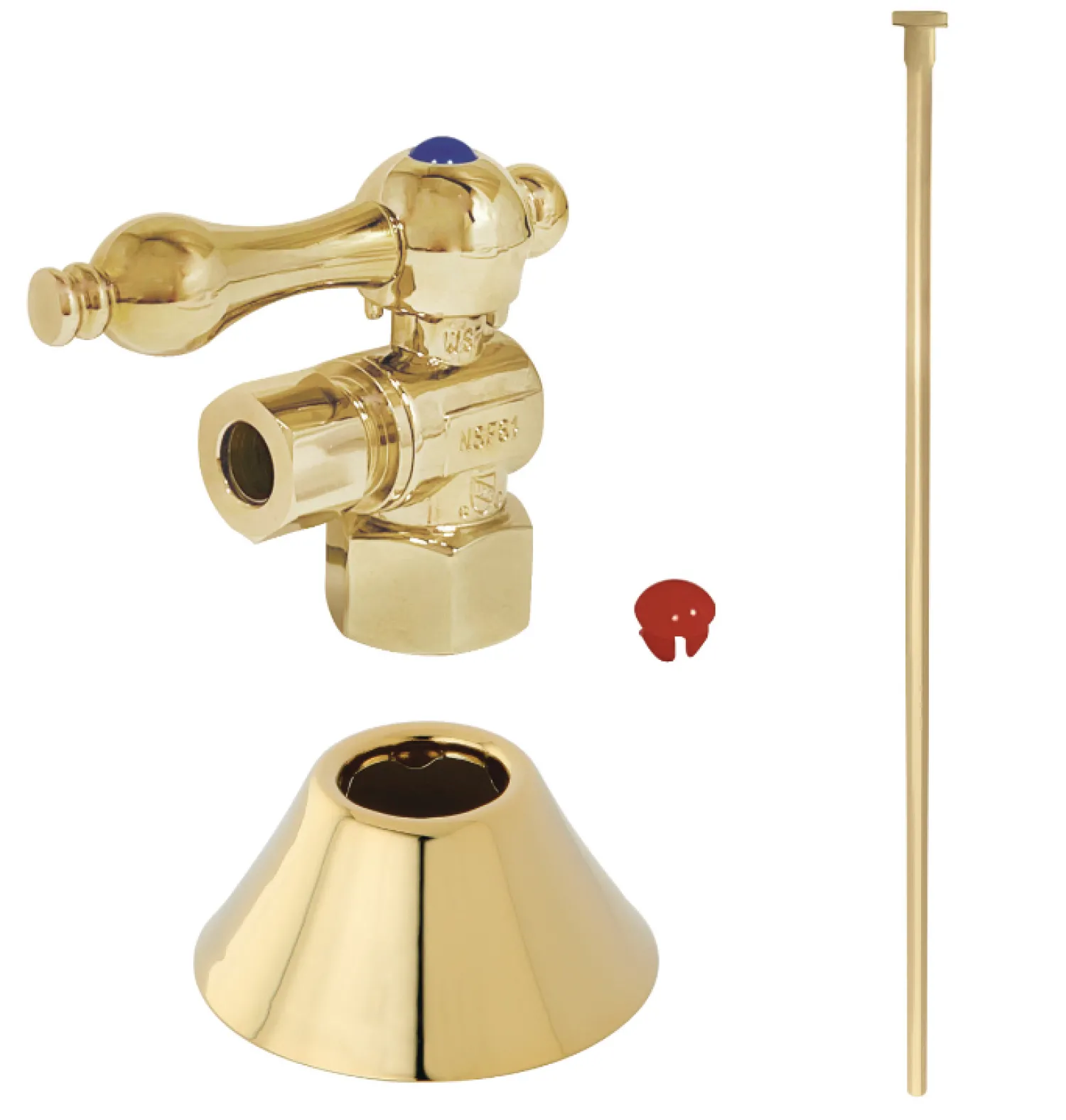 Outlet Trimscape Toilet Trim Kit with 1/2″ compression angle stop. Toilet Parts