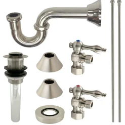 Sale Trimscape Traditional Plumbing Sink Trim Kit without Overflow Hole with P Trap for Vessel Sink P-Traps