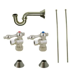 Trimscape Traditional Plumbing Sink Trim Kit with P Trap for Lavatory and Kitchen P-Traps