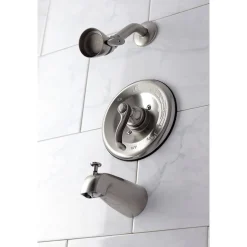 Hot Tub and Shower Faucet in Brushed Nickel Tub & Shower Sets