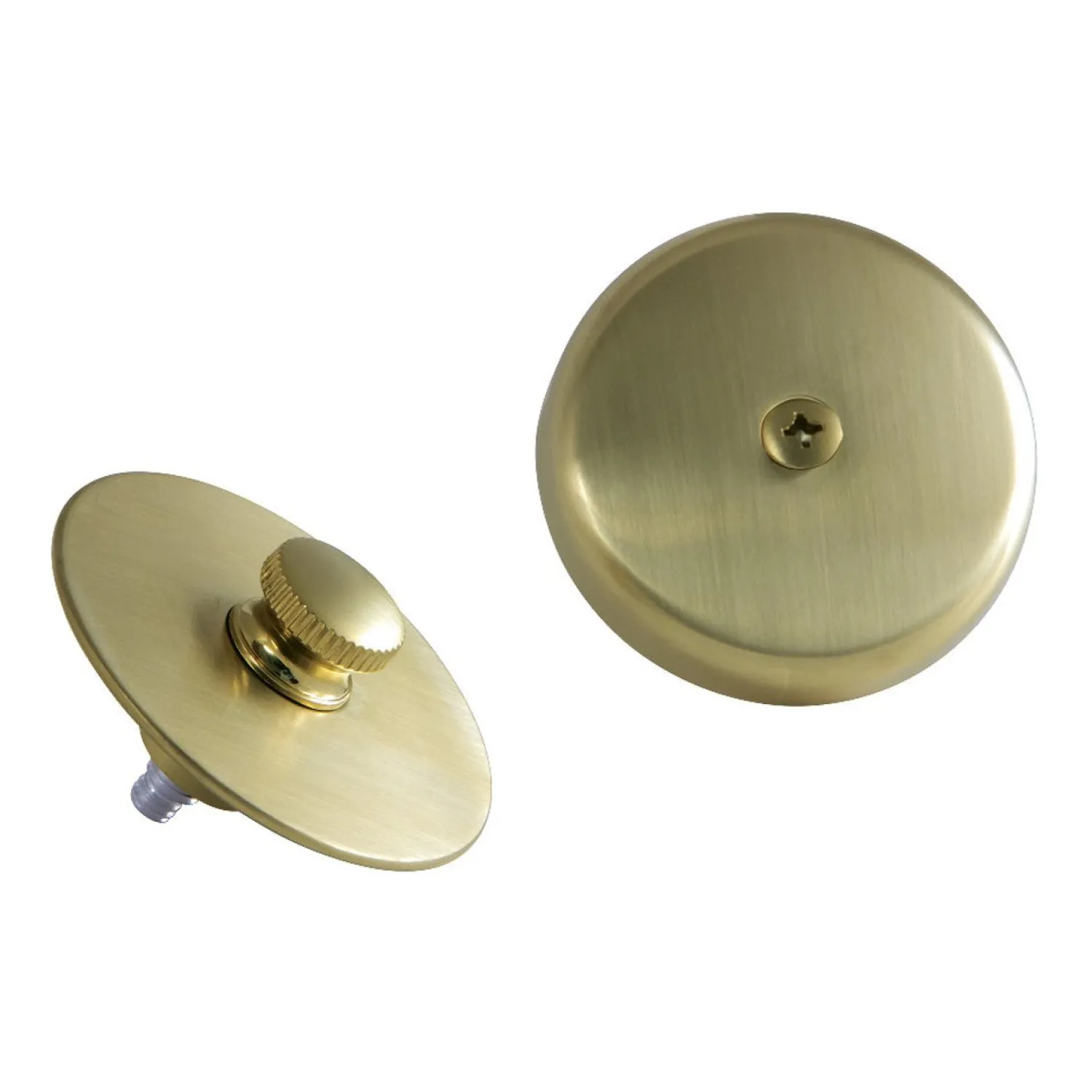 Clearance Tub Drain Stopper with Overflow Plate Replacement Trim Kit Tub Drains