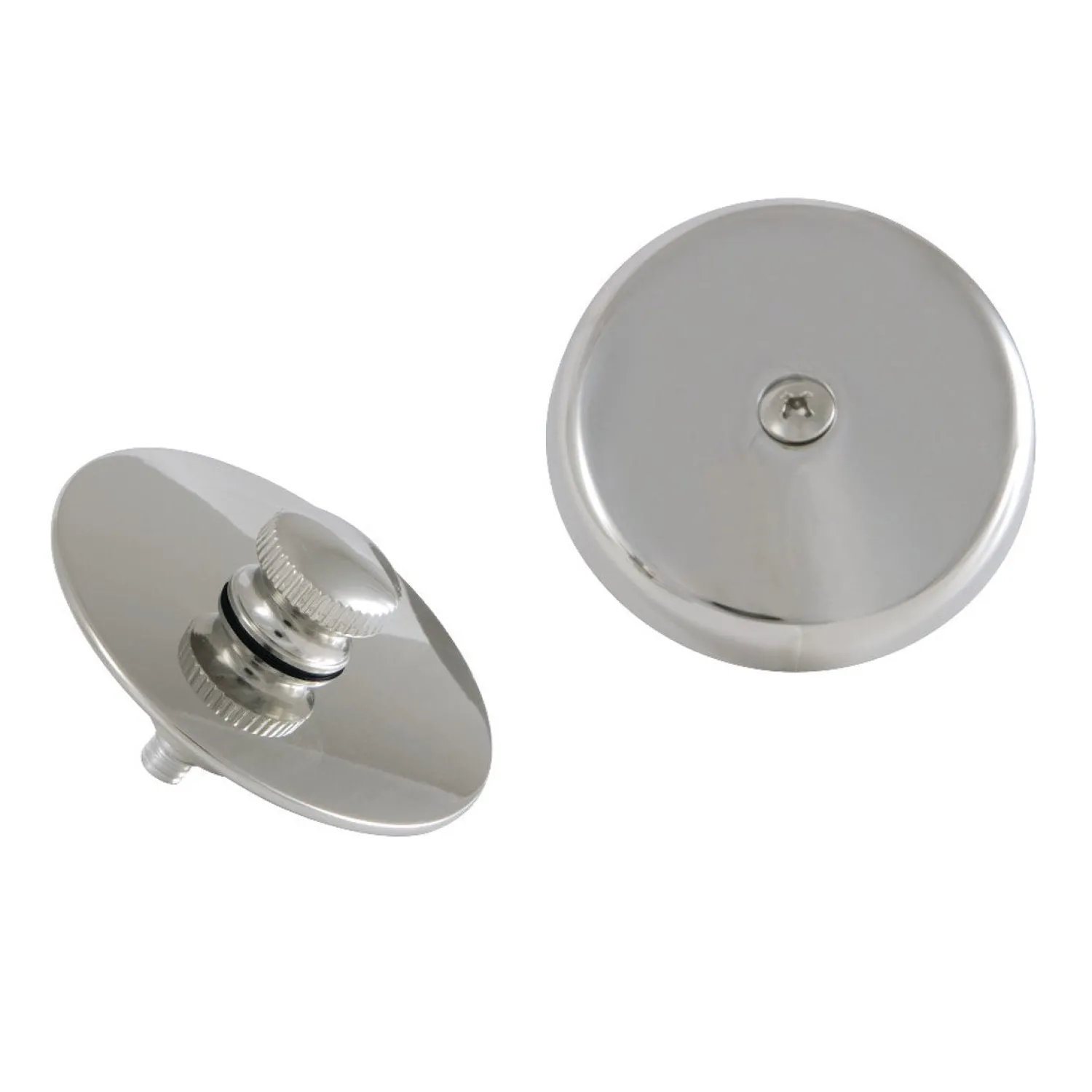 Clearance Tub Drain Stopper with Overflow Plate Replacement Trim Kit Tub Drains