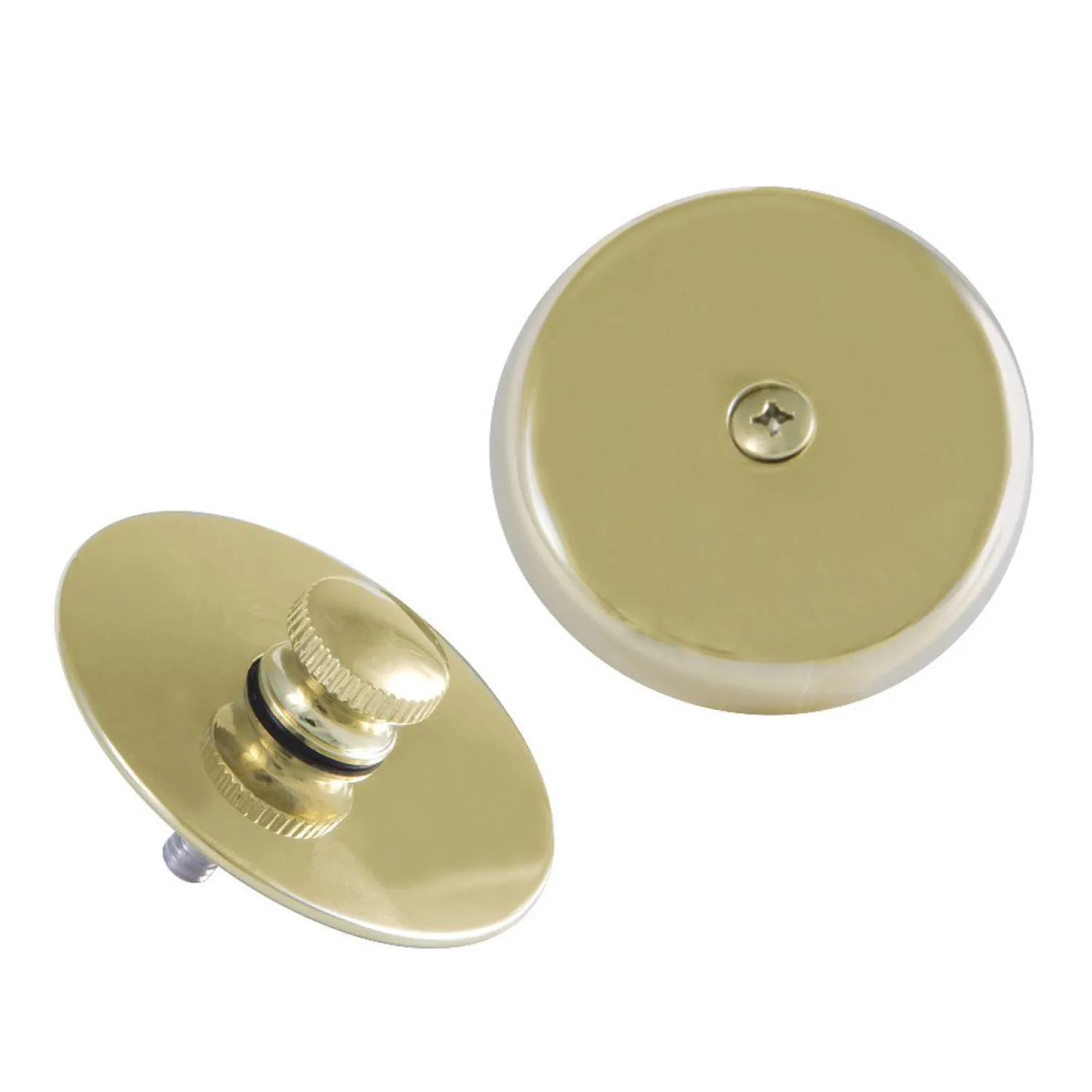Clearance Tub Drain Stopper with Overflow Plate Replacement Trim Kit Tub Drains