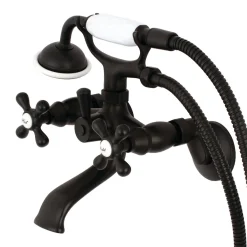 New Tub Wall Mount Clawfoot Tub Faucet with Hand Shower Tub & Shower Sets|Tub Faucets
