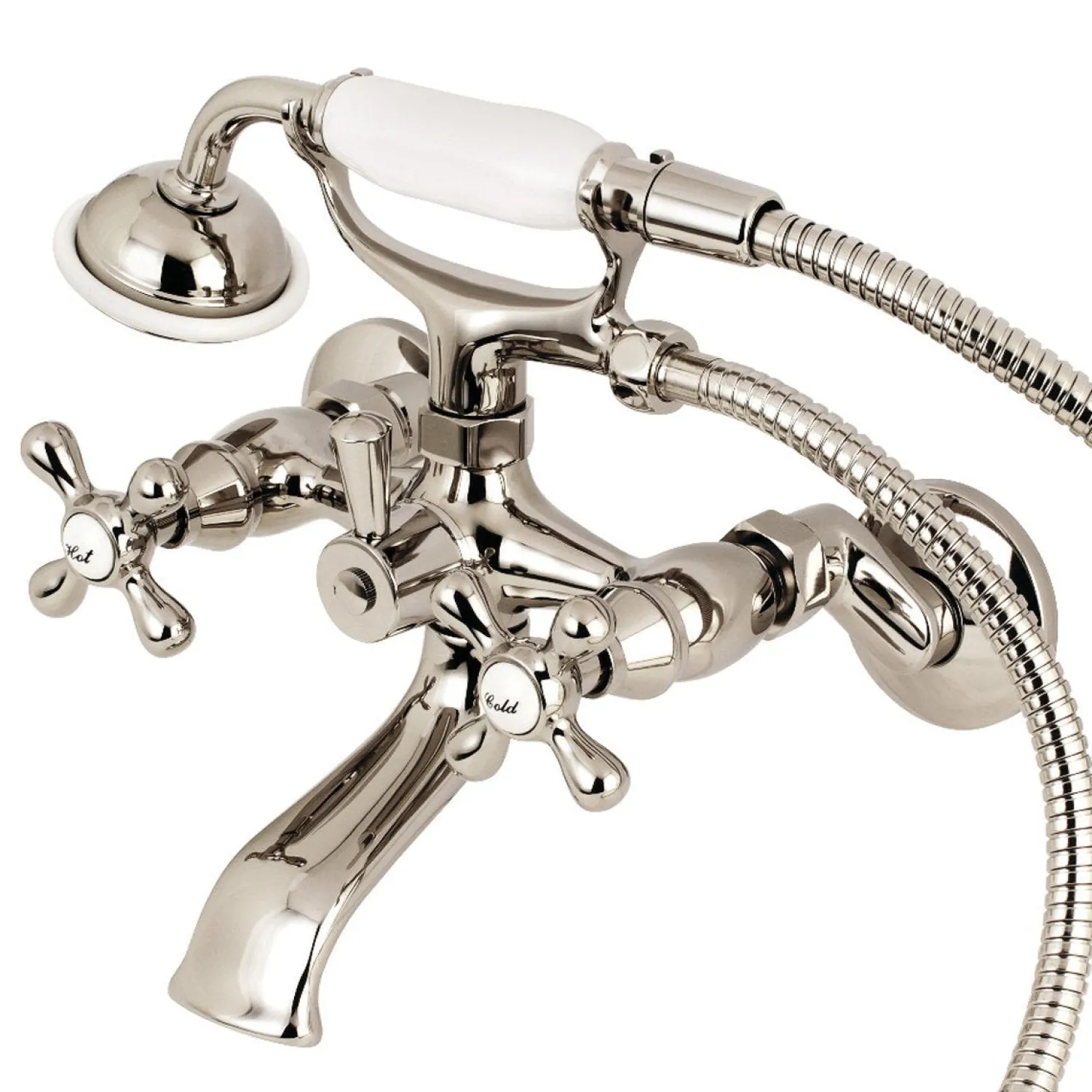 New Tub Wall Mount Clawfoot Tub Faucet with Hand Shower Tub & Shower Sets|Tub Faucets