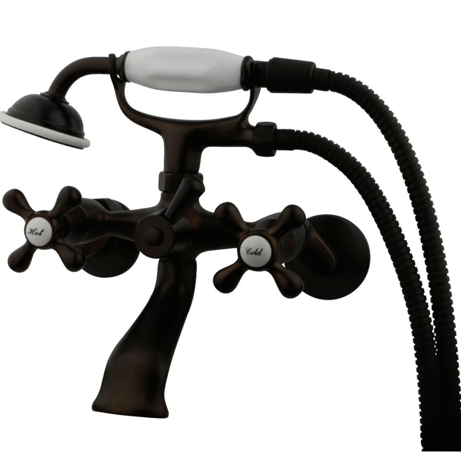 New Tub Wall Mount Clawfoot Tub Faucet with Hand Shower Tub & Shower Sets|Tub Faucets