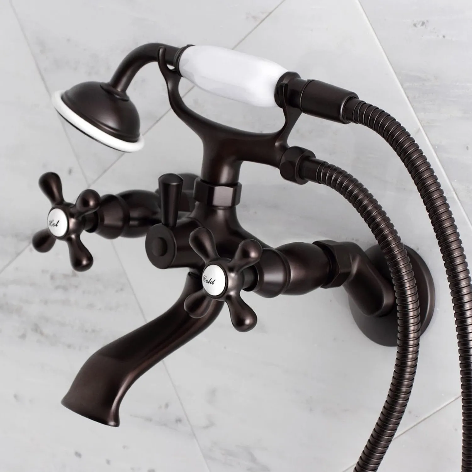 New Tub Wall Mount Clawfoot Tub Faucet with Hand Shower Tub & Shower Sets|Tub Faucets