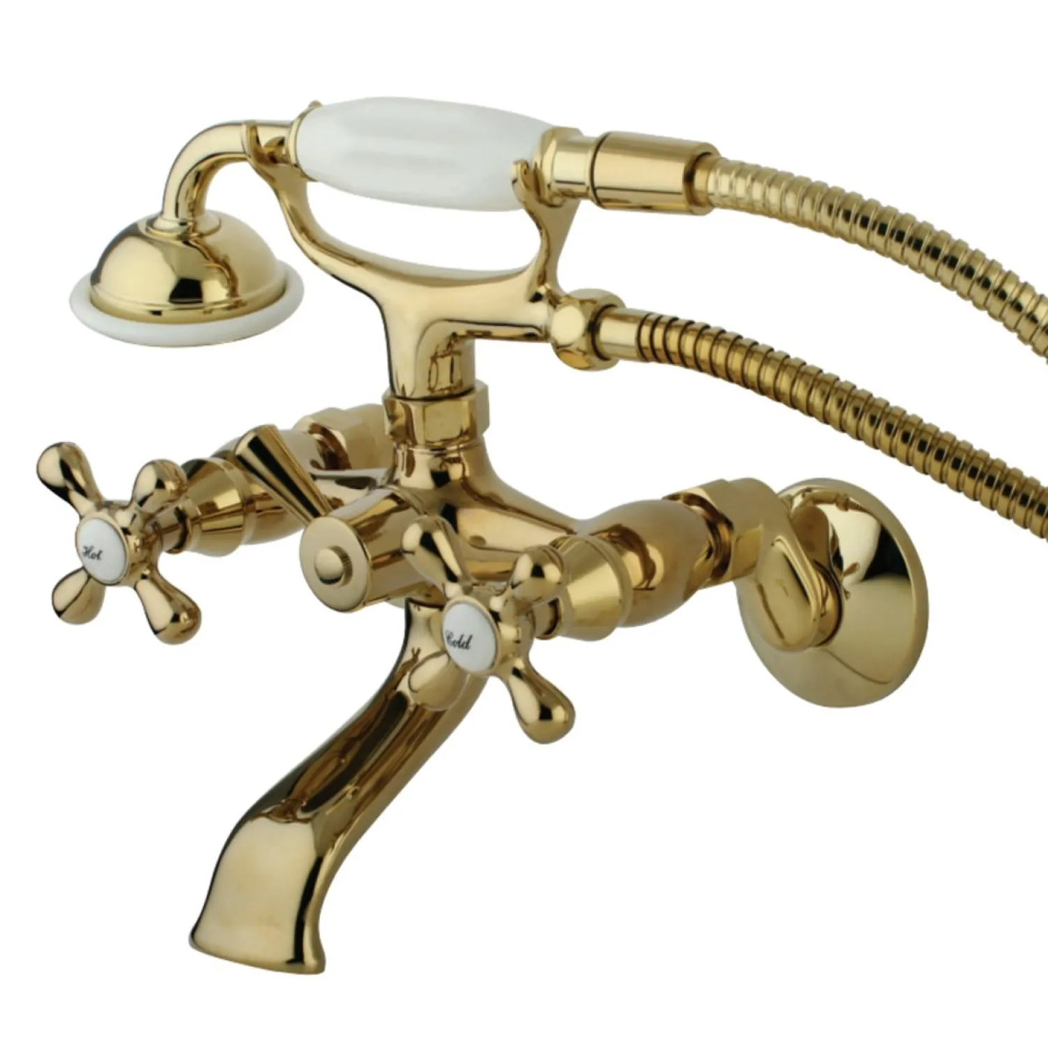 New Tub Wall Mount Clawfoot Tub Faucet with Hand Shower Tub & Shower Sets|Tub Faucets