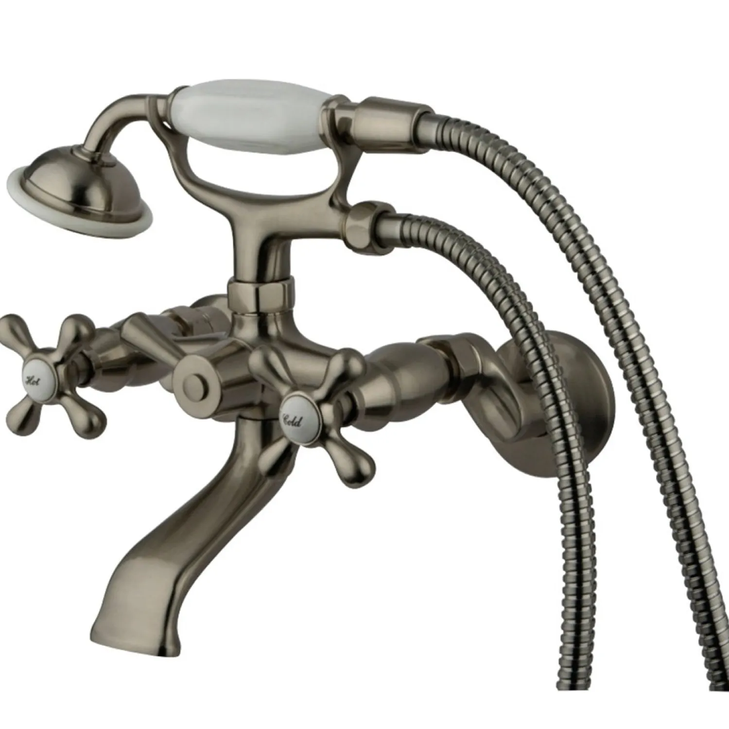 New Tub Wall Mount Clawfoot Tub Faucet with Hand Shower Tub & Shower Sets|Tub Faucets