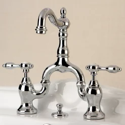 Online Tudor Bridge Bathroom Faucet 8