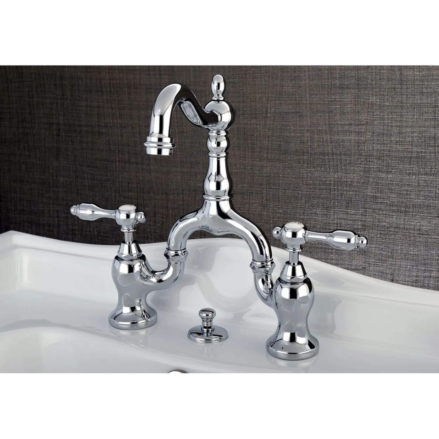 Online Tudor Bridge Bathroom Faucet 8" Widespread
