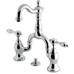Online Tudor Bridge Bathroom Faucet 8