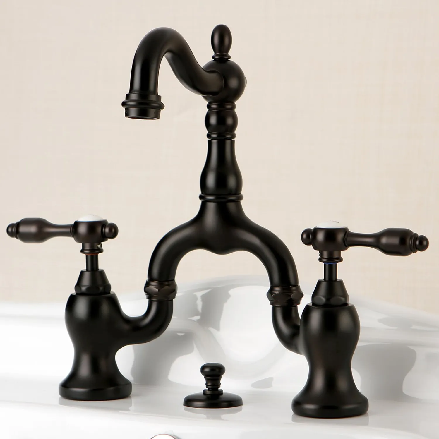 Online Tudor Bridge Bathroom Faucet 8" Widespread