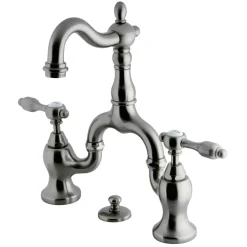 Online Tudor Bridge Bathroom Faucet 8