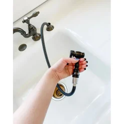 Best Tudor Bridge Deck Mount Kitchen Faucet with Brass Sprayer Faucets With Side Spray|Bridge Faucets