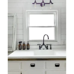 Best Tudor Bridge Deck Mount Kitchen Faucet with Brass Sprayer Faucets With Side Spray|Bridge Faucets