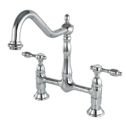 Sale Tudor 8" Bridge Kitchen Faucet without Sprayer Bridge Faucets