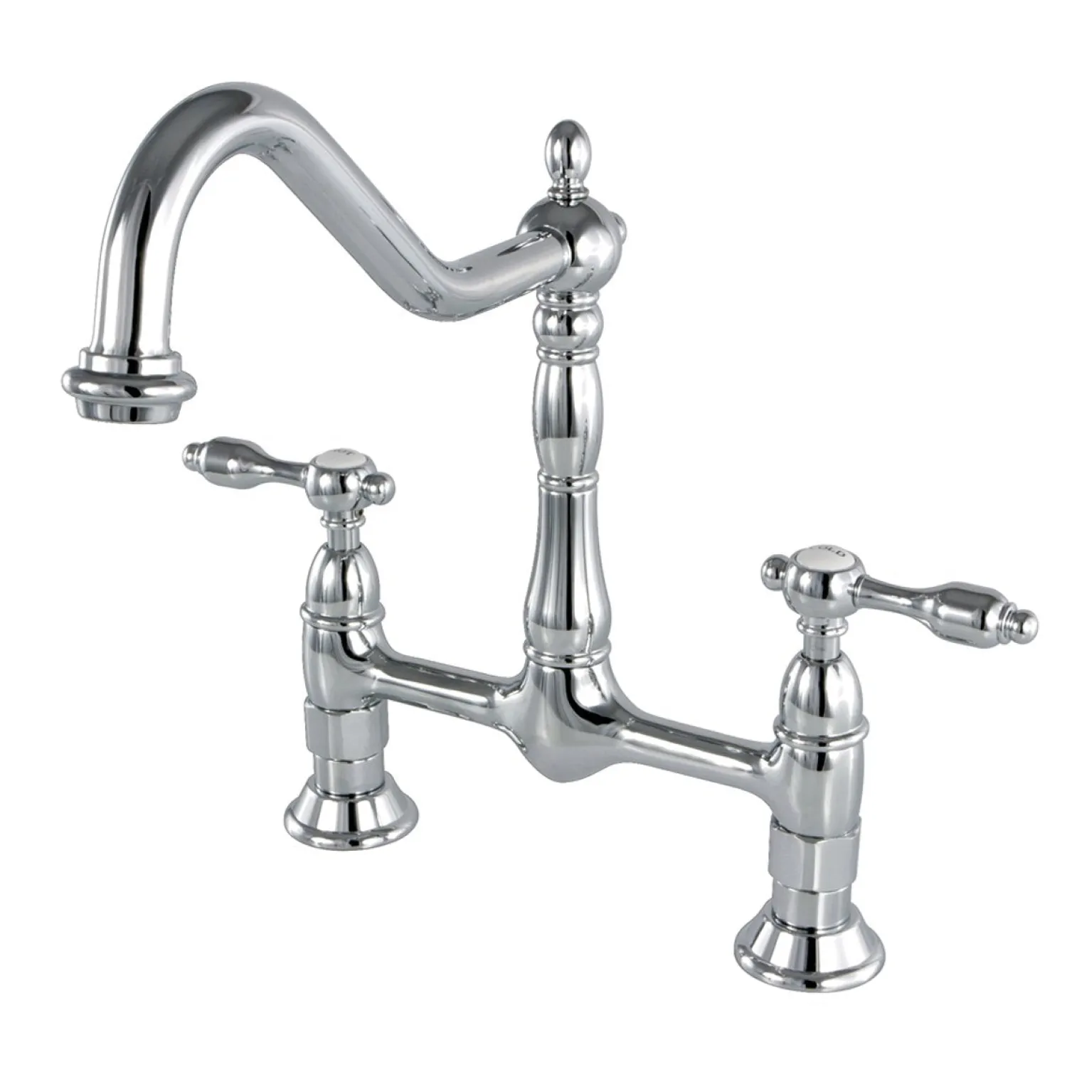 Sale Tudor 8" Bridge Kitchen Faucet without Sprayer Bridge Faucets