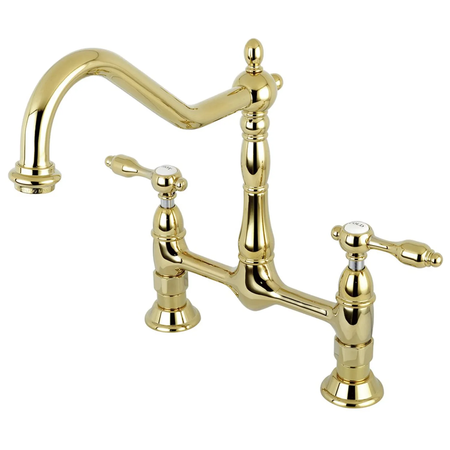 Sale Tudor 8" Bridge Kitchen Faucet without Sprayer Bridge Faucets