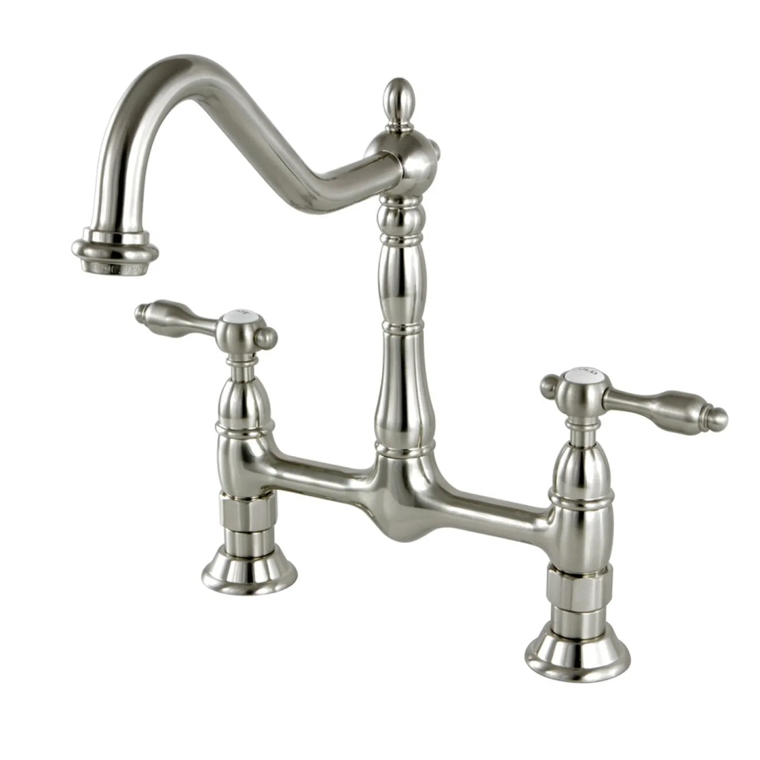 Sale Tudor 8" Bridge Kitchen Faucet without Sprayer Bridge Faucets