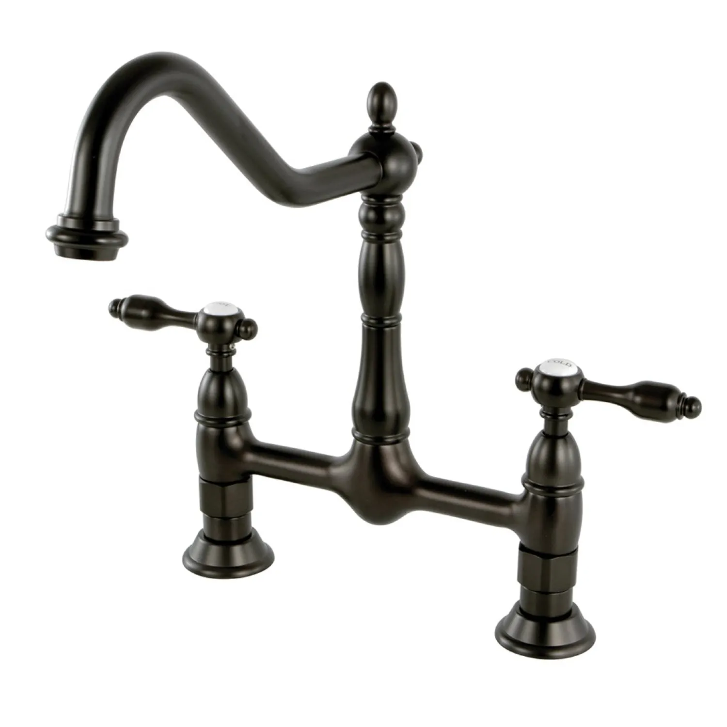 Sale Tudor 8" Bridge Kitchen Faucet without Sprayer Bridge Faucets