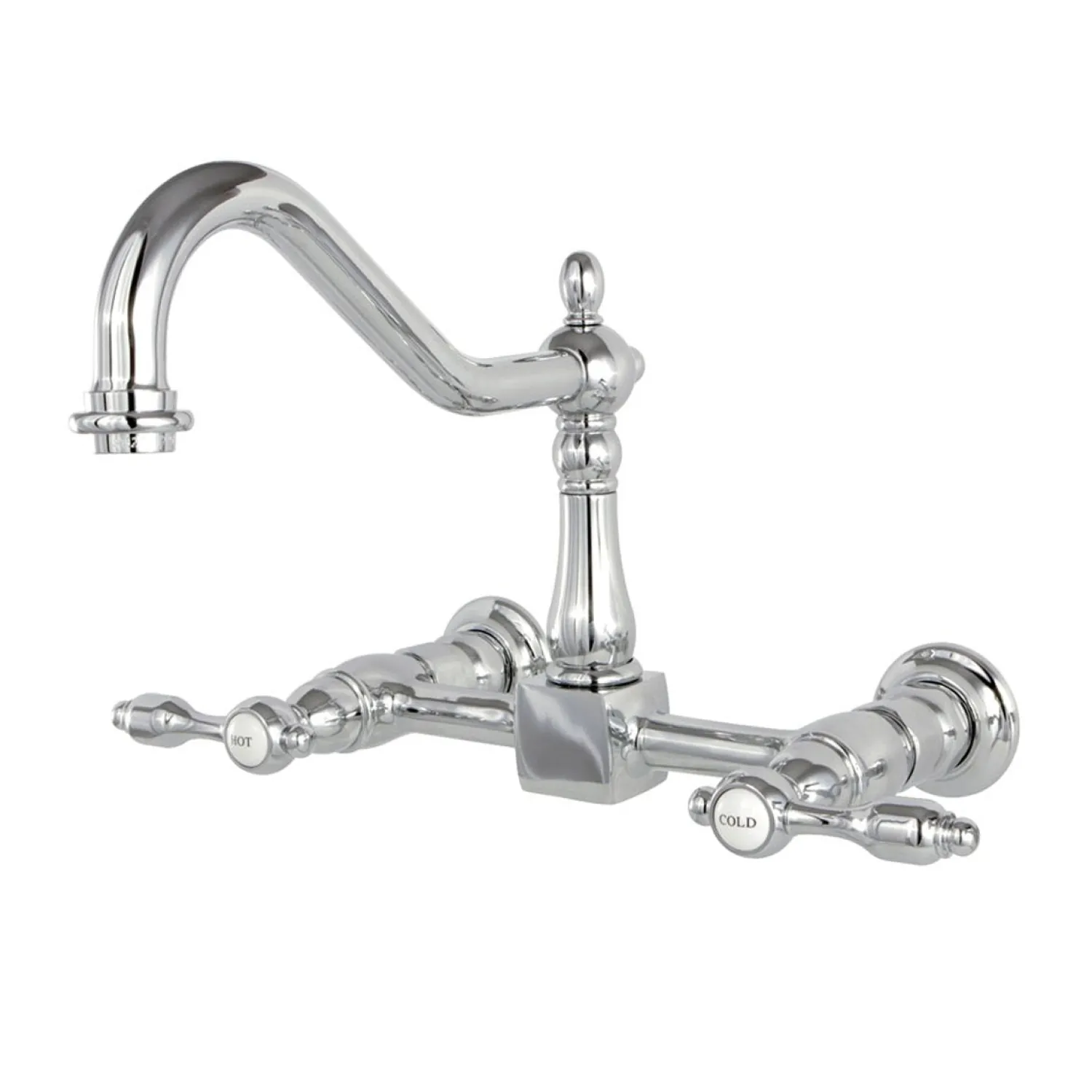 Outlet Tudor 8" Center Kitchen Faucet without Sprayer Wall Mounted Kitchen Faucets