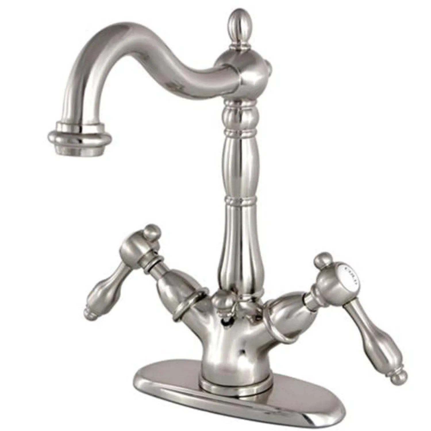 Online Tudor 4" Center Lavatory Faucet with Brass Pop-up 4" Center Set