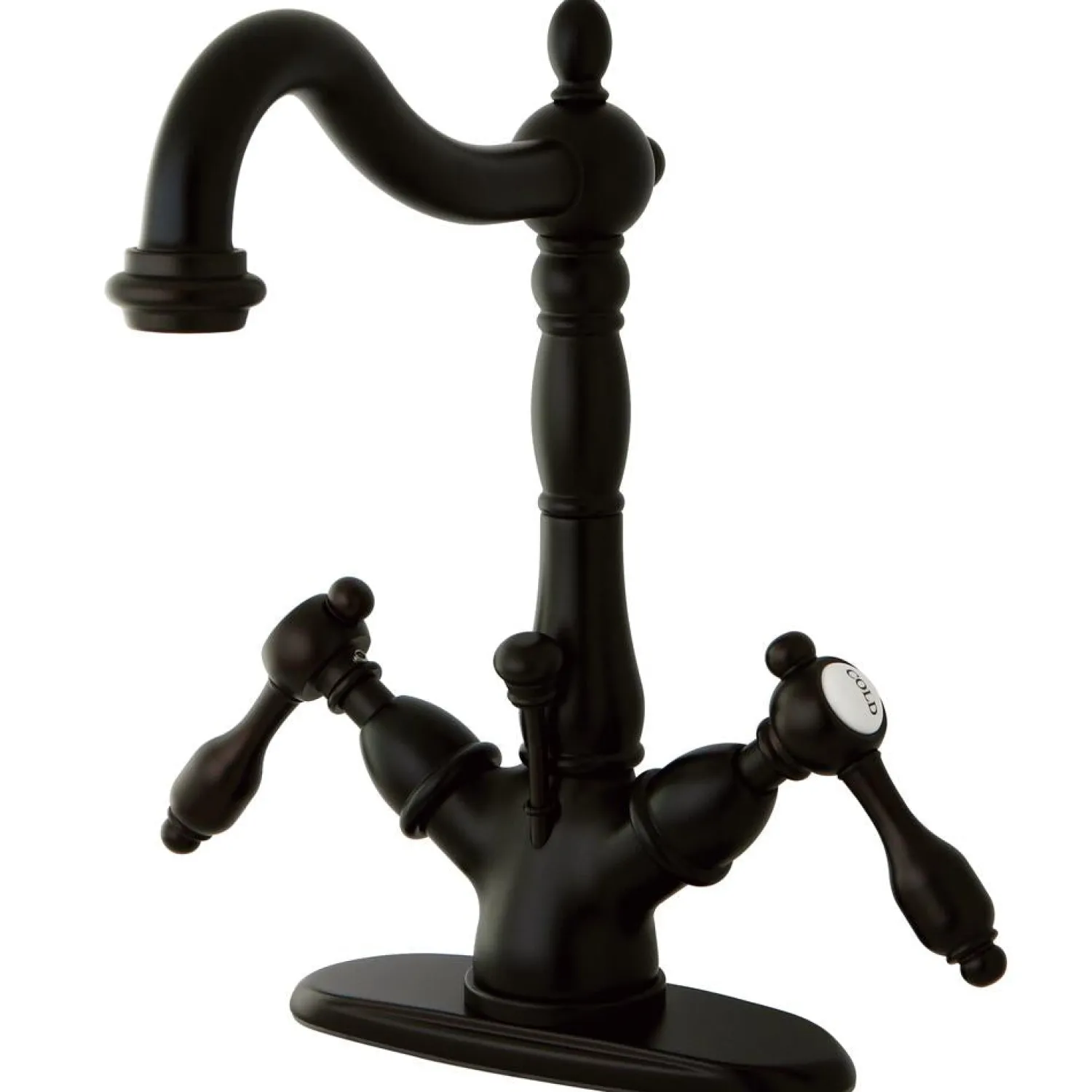 Online Tudor 4" Center Lavatory Faucet with Brass Pop-up 4" Center Set