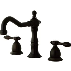 Online Tudor Classic Widespread Lavatory Faucet with Brass Pop-up 8" Widespread