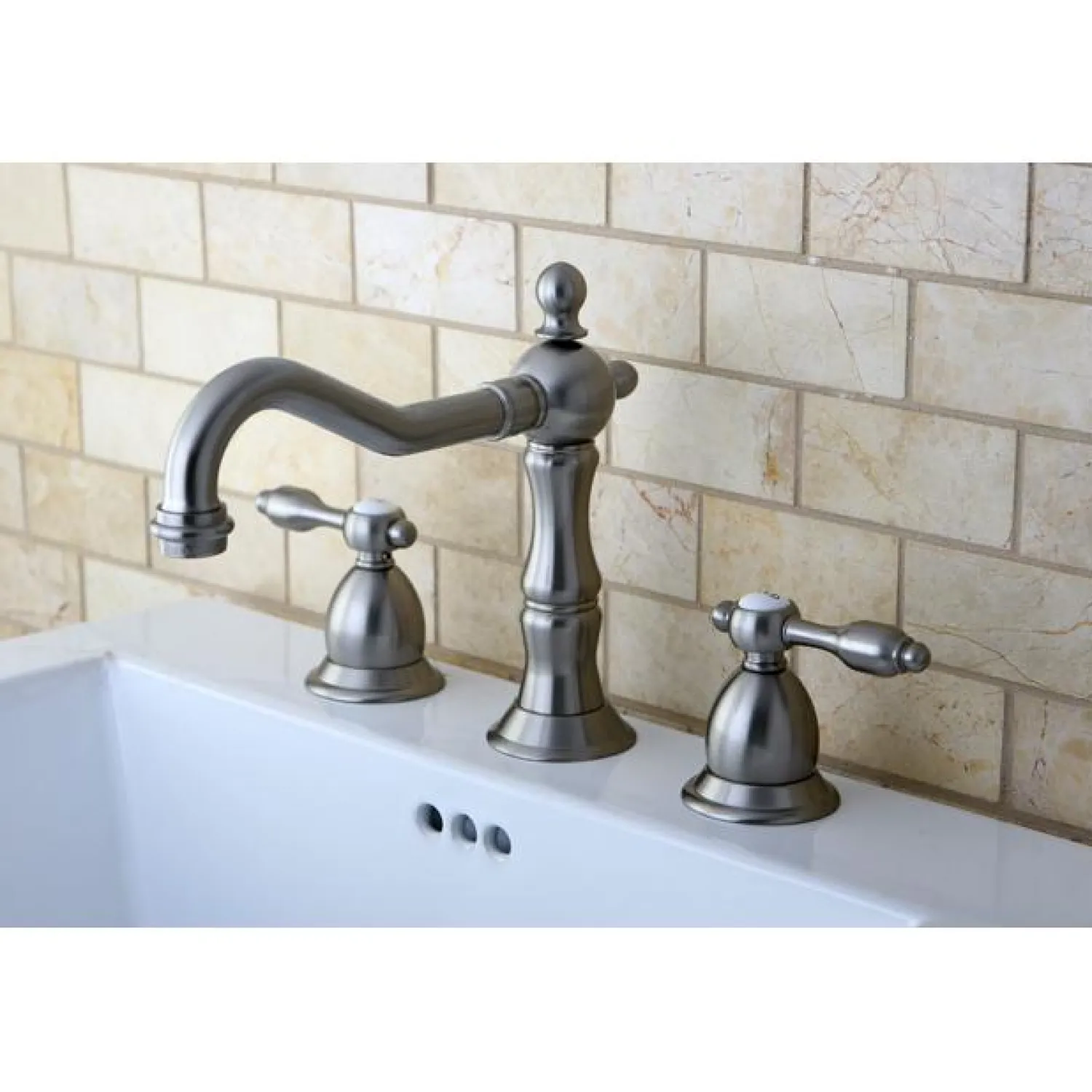 Online Tudor Classic Widespread Lavatory Faucet with Brass Pop-up 8" Widespread