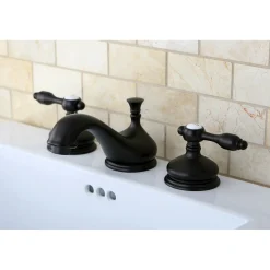 Discount Tudor Deck Mount 8-Inch Widespread Bathroom Faucet 8
