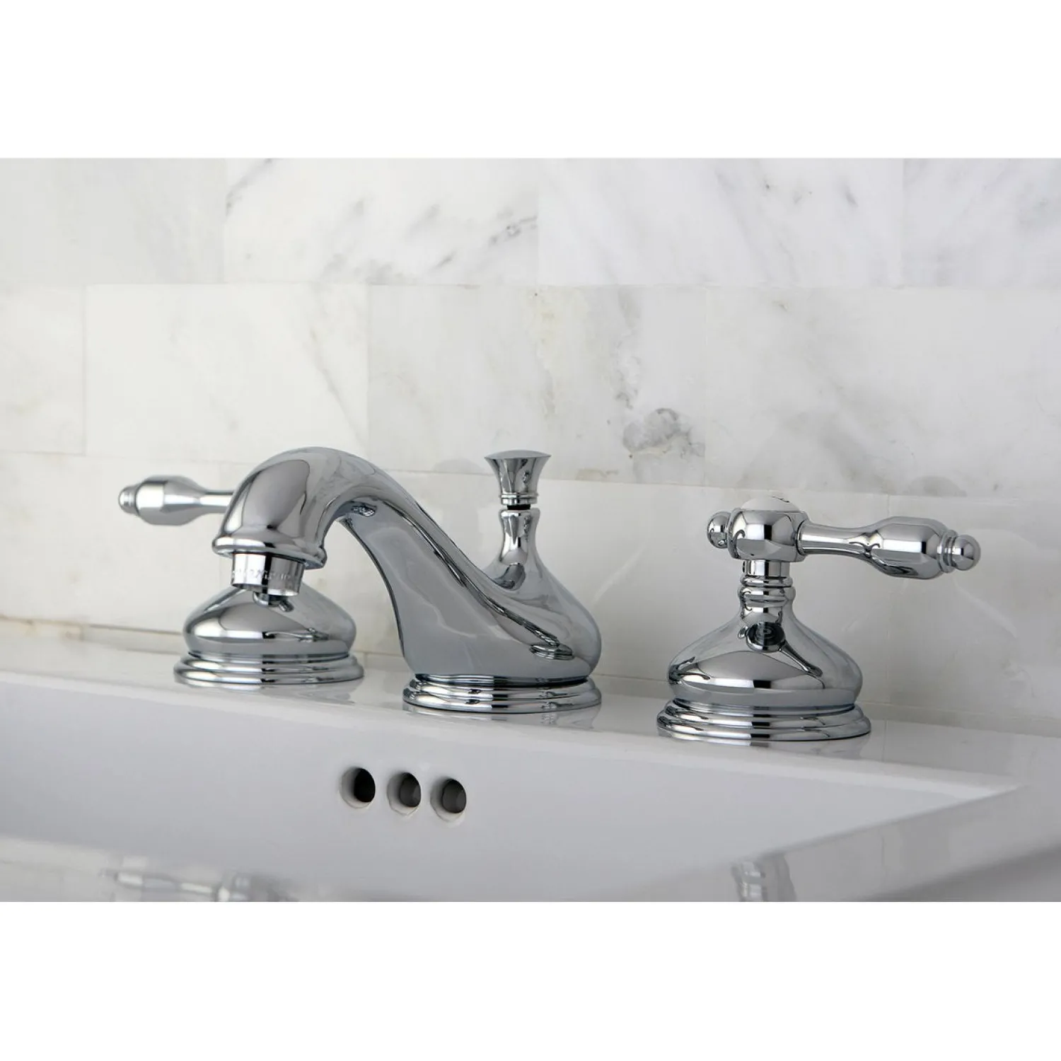 Discount Tudor Deck Mount 8-Inch Widespread Bathroom Faucet 8" Widespread