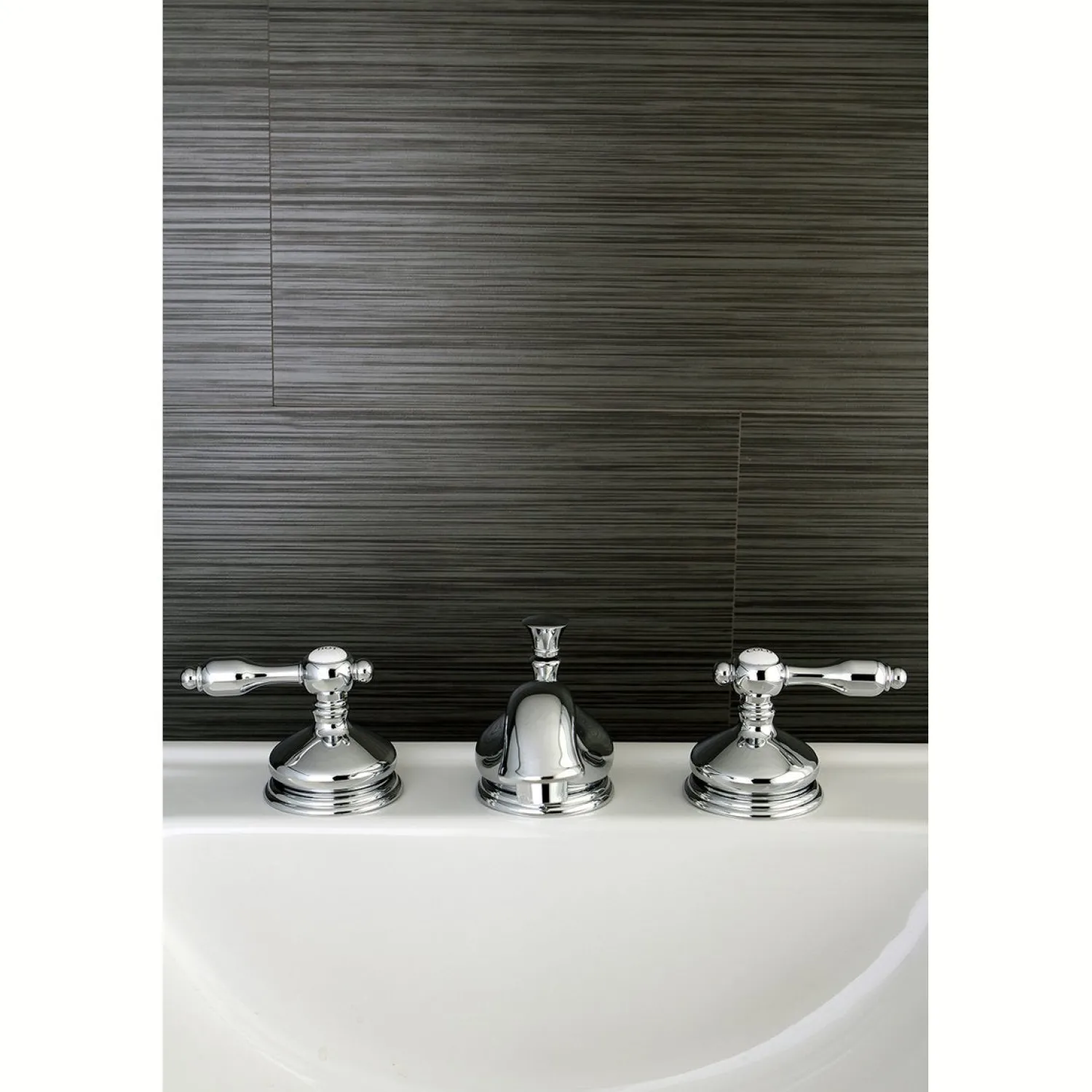 Discount Tudor Deck Mount 8-Inch Widespread Bathroom Faucet 8" Widespread