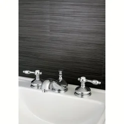 Discount Tudor Deck Mount 8-Inch Widespread Bathroom Faucet 8