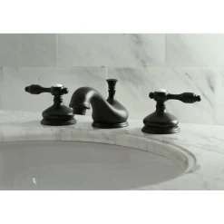 Discount Tudor Deck Mount 8-Inch Widespread Bathroom Faucet 8
