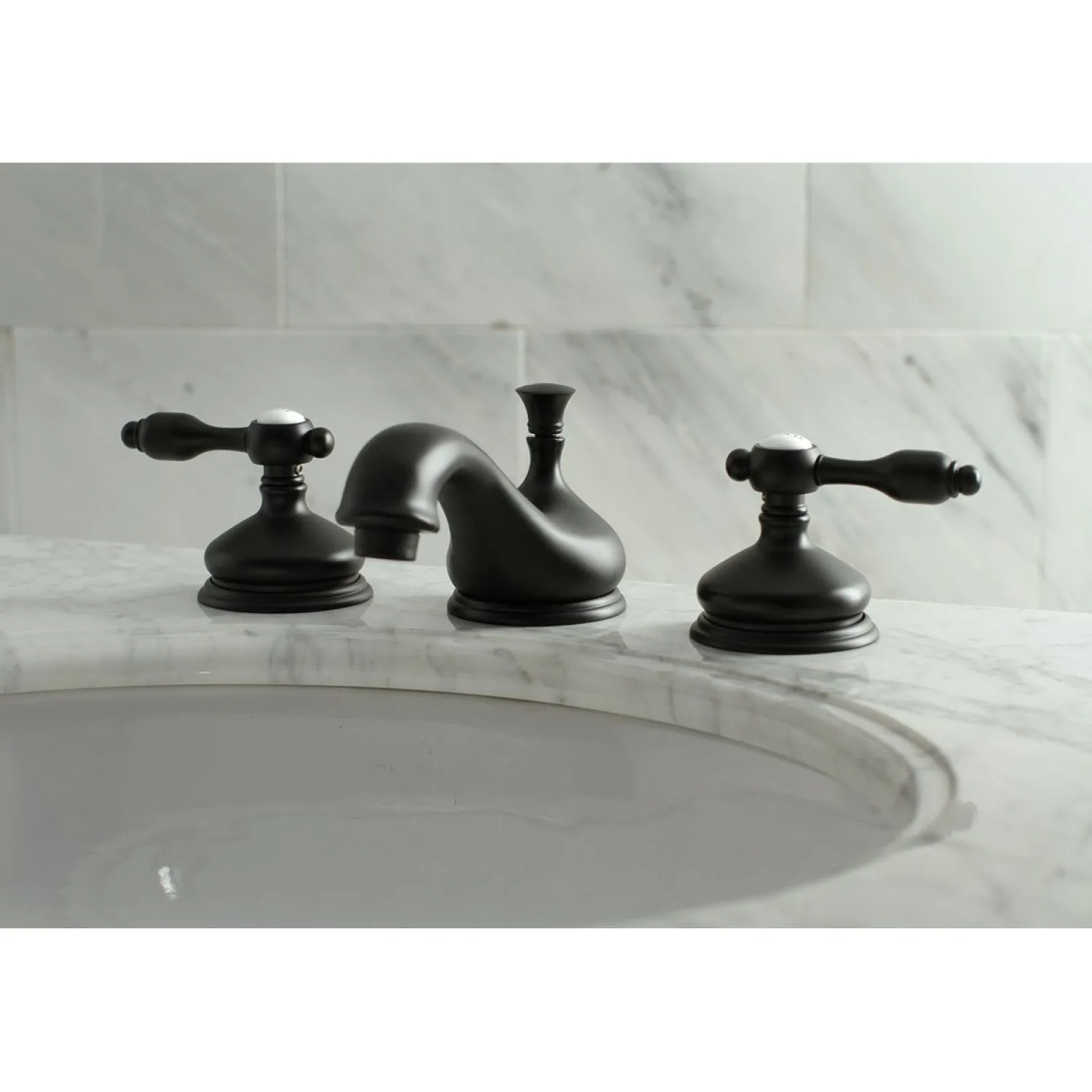 Discount Tudor Deck Mount 8-Inch Widespread Bathroom Faucet 8" Widespread