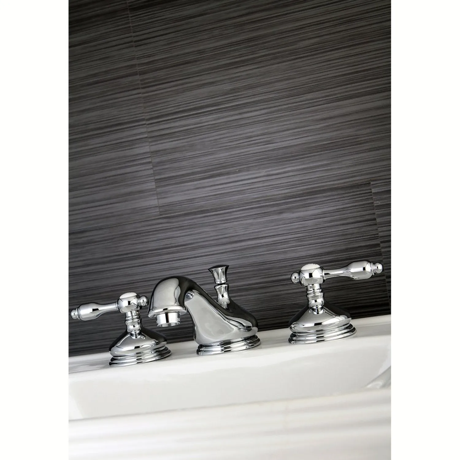 Discount Tudor Deck Mount 8-Inch Widespread Bathroom Faucet 8" Widespread