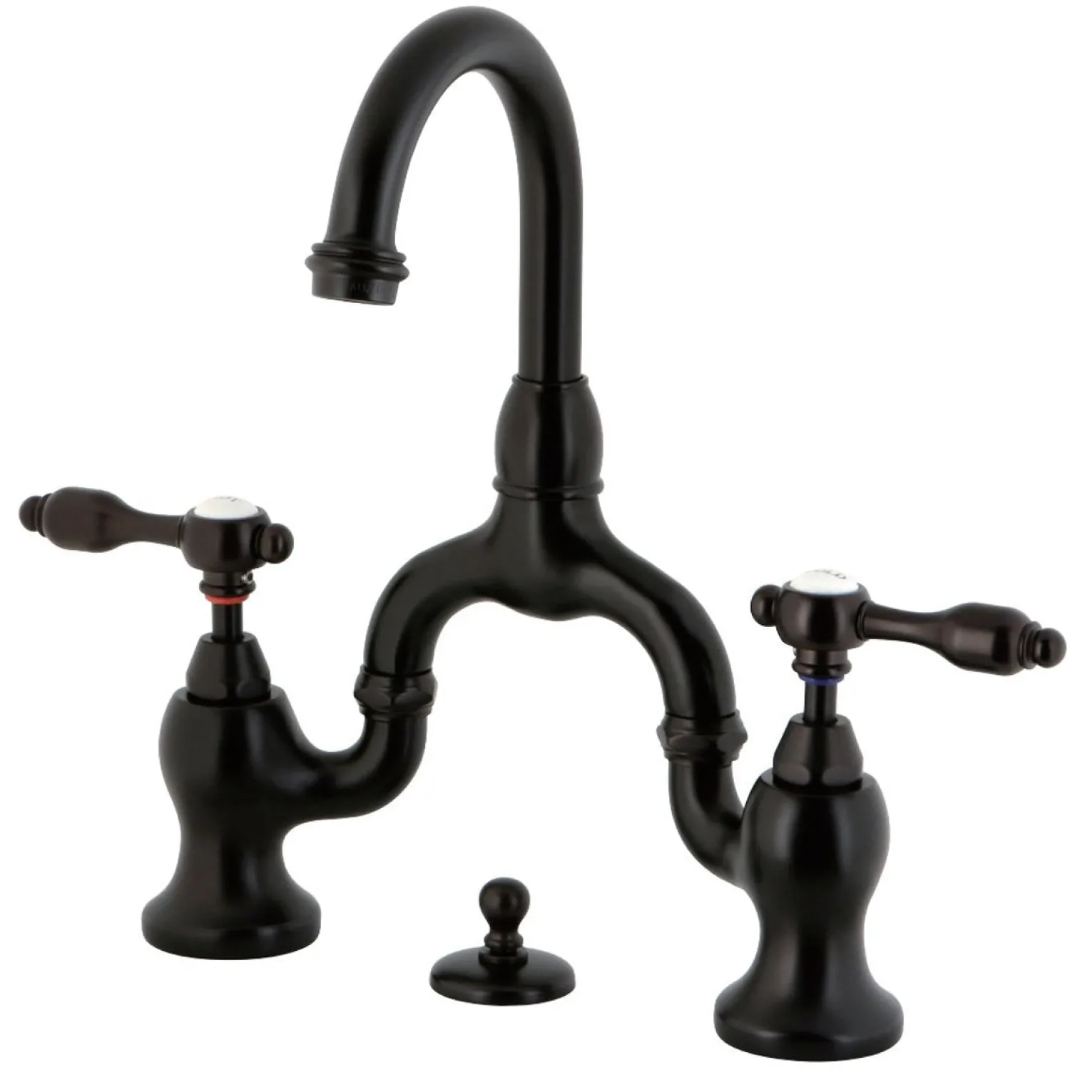 Sale Tudor Deck Mount Bridge Bathroom Faucet 8" Widespread