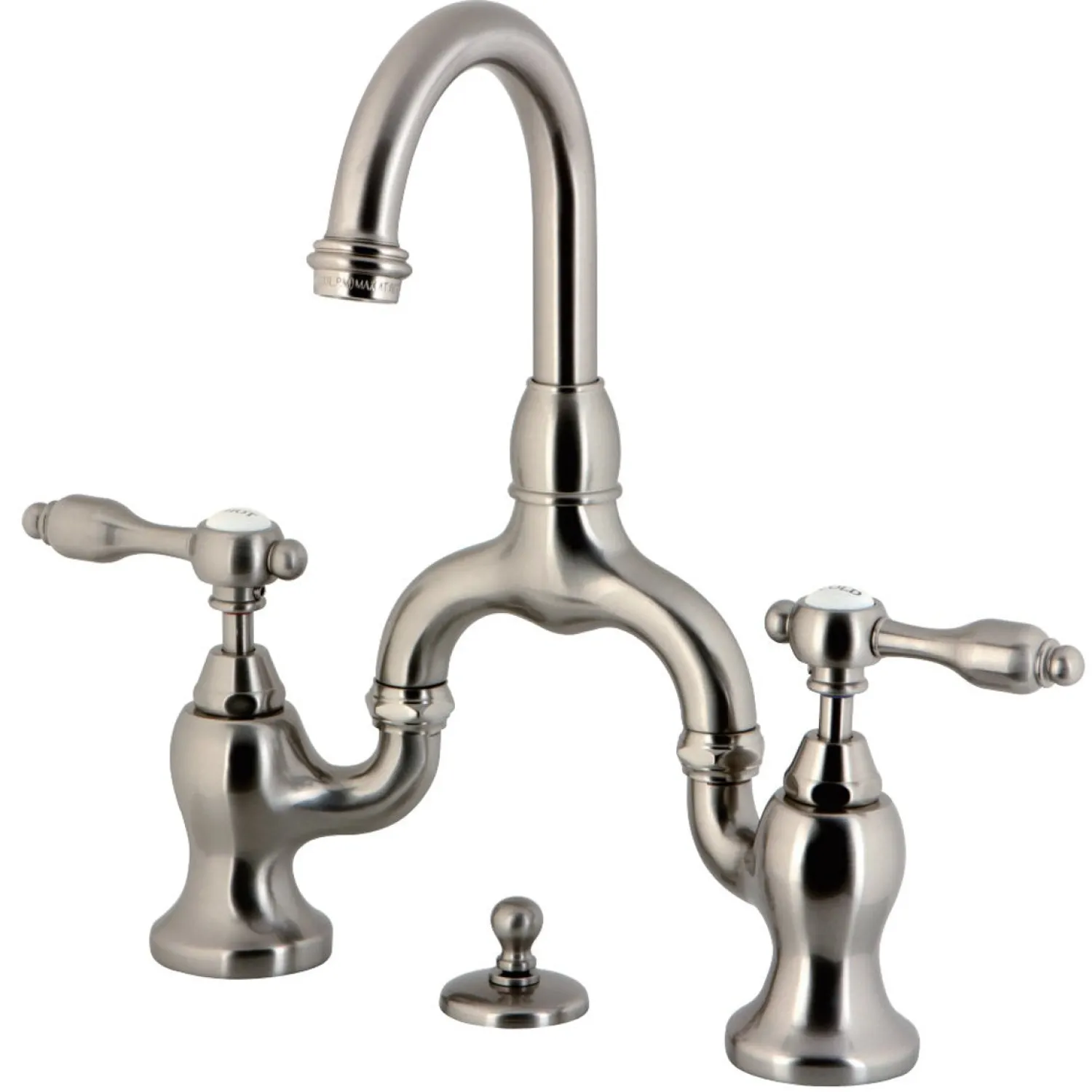 Sale Tudor Deck Mount Bridge Bathroom Faucet 8" Widespread