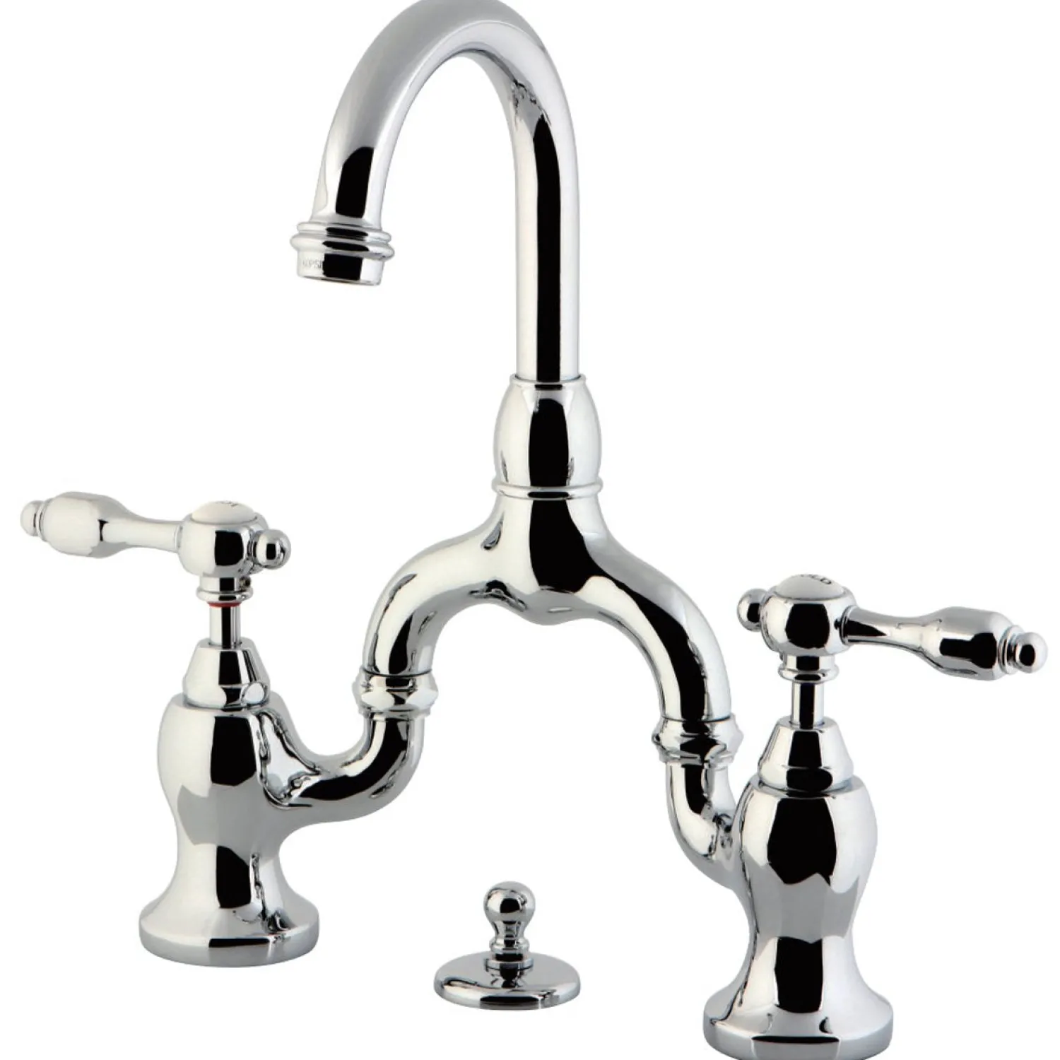 Sale Tudor Deck Mount Bridge Bathroom Faucet 8" Widespread