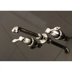 Outlet Tudor 2-Handle Wall Mount Roman Tub Faucet Tub Faucets