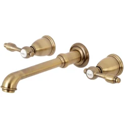 Outlet Tudor 2-Handle Wall Mount Roman Tub Faucet Tub Faucets