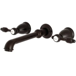 Outlet Tudor 2-Handle Wall Mount Roman Tub Faucet Tub Faucets