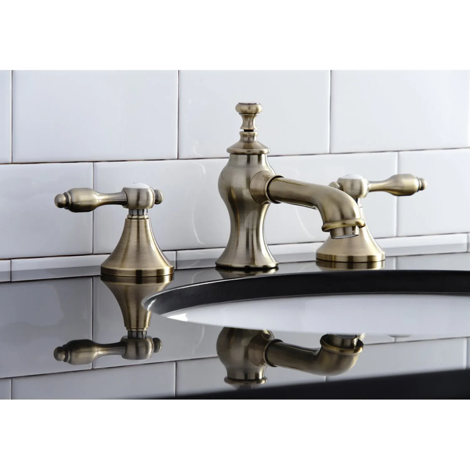 Outlet Tudor 8-Inch Widespread Bathroom Faucet 8" Widespread