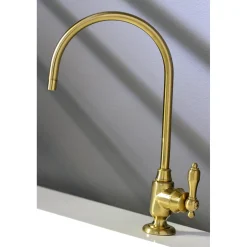 Online Tudor Single-Handle Water Filtration Faucet Single Hole