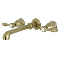 Discount Tudor Two-Handle Wall Mount Bathroom Faucet Wall Mount