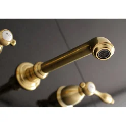 Discount Tudor Two-Handle Wall Mount Bathroom Faucet Wall Mount